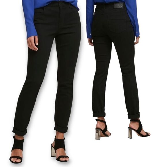 DKNY Jeans Black Soho Skinny Denim Jeans, Slim Fit Women's Size 6 - Picture 1 of 14